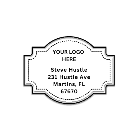 Logo Address Stamp #8