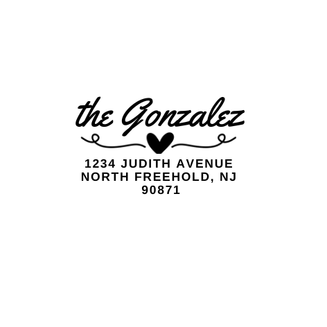 Design #22 Address Stamp