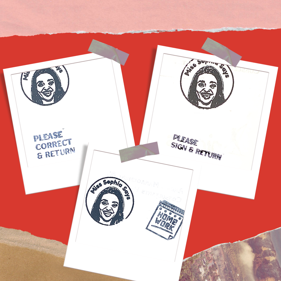 Teacher Face Stamp