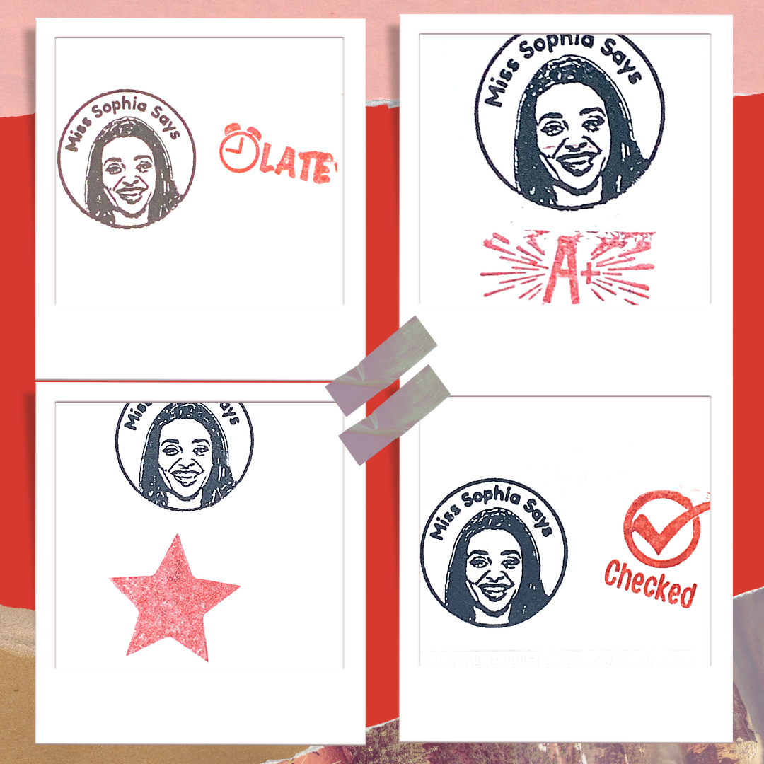 Teacher Face Stamp