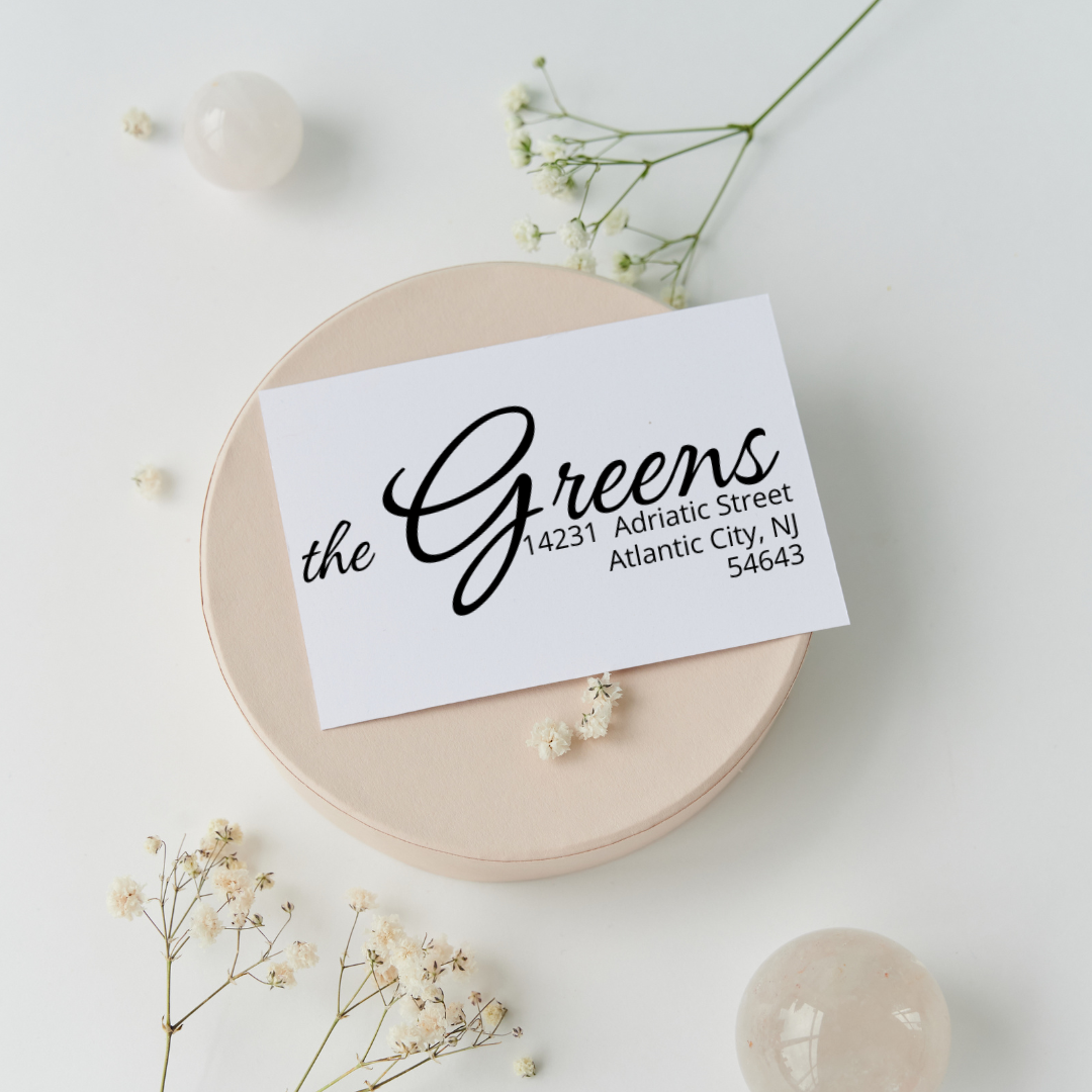 Design #10 Address Stamp