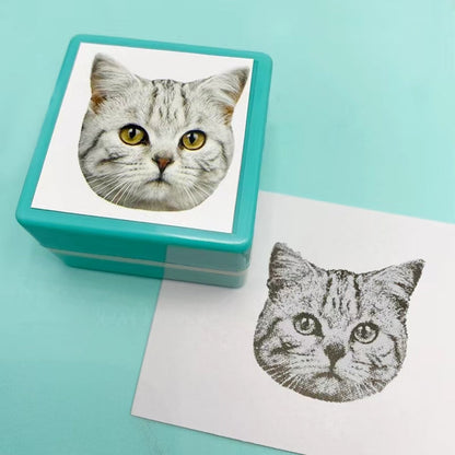 Custom Cat Portrait Stamp