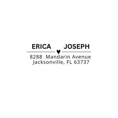 Wedding Address Stamp #11