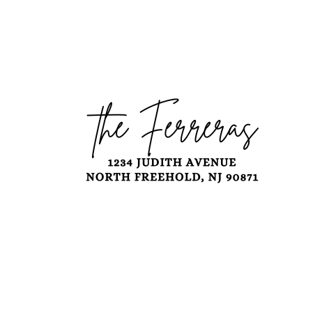 Design #15 Address Stamp