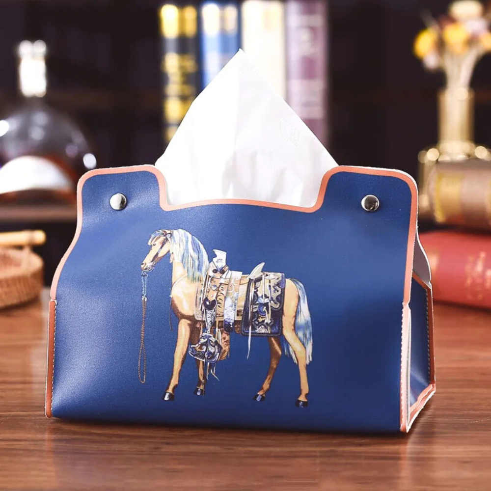 Boujee Leather Tissue Box