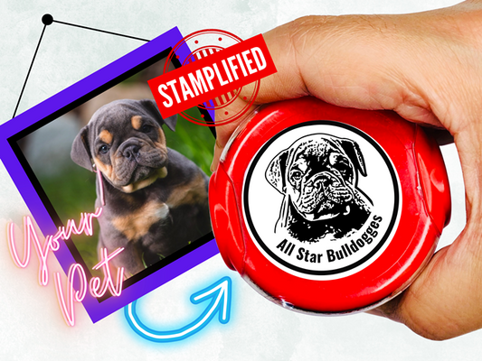 Custom Pet Portrait Stamp