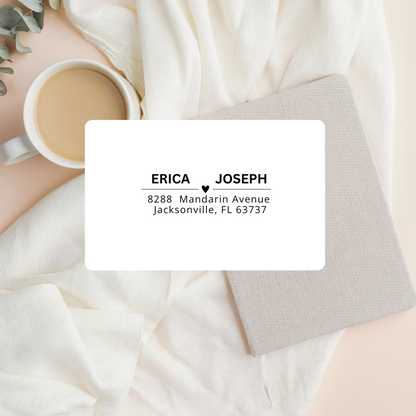 Wedding Address Stamp #11