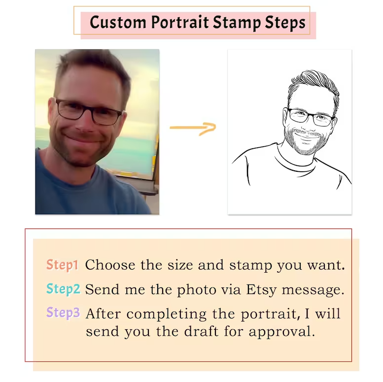Custom Portrait Stamp