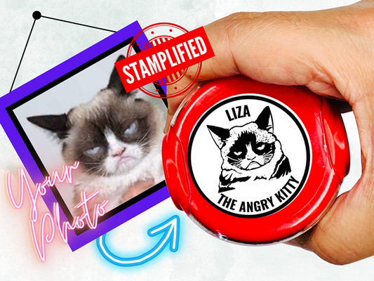 Custom Pet Portrait Stamp
